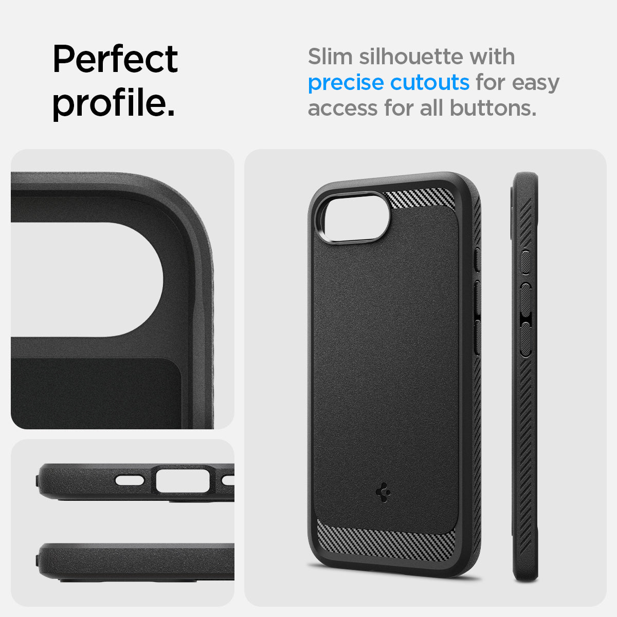 iPhone 16e Series - Rugged Armor (Mag Fit)