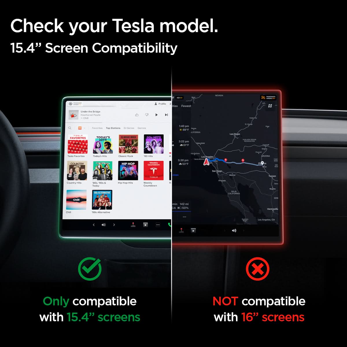 Tesla Series - Screen Protector GLAS.tR EZ Fit | 15 inch