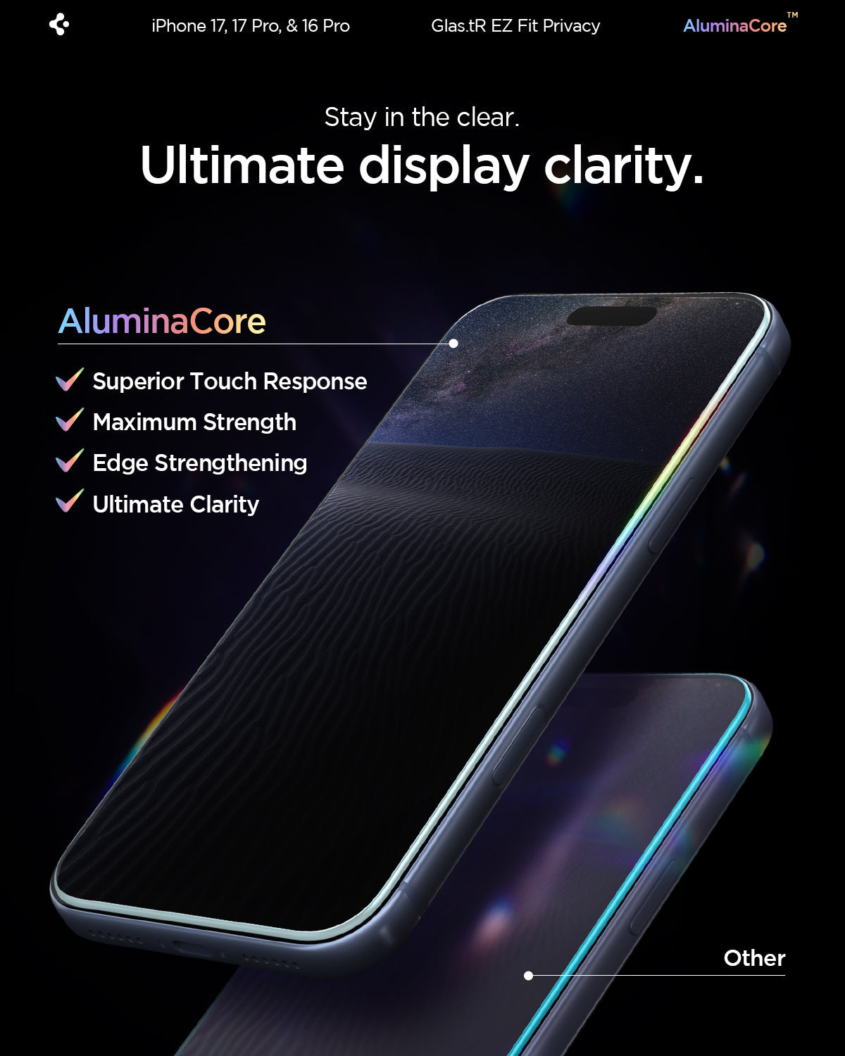 iPhone 17 Series - GLAS.tR EZ Fit | Privacy