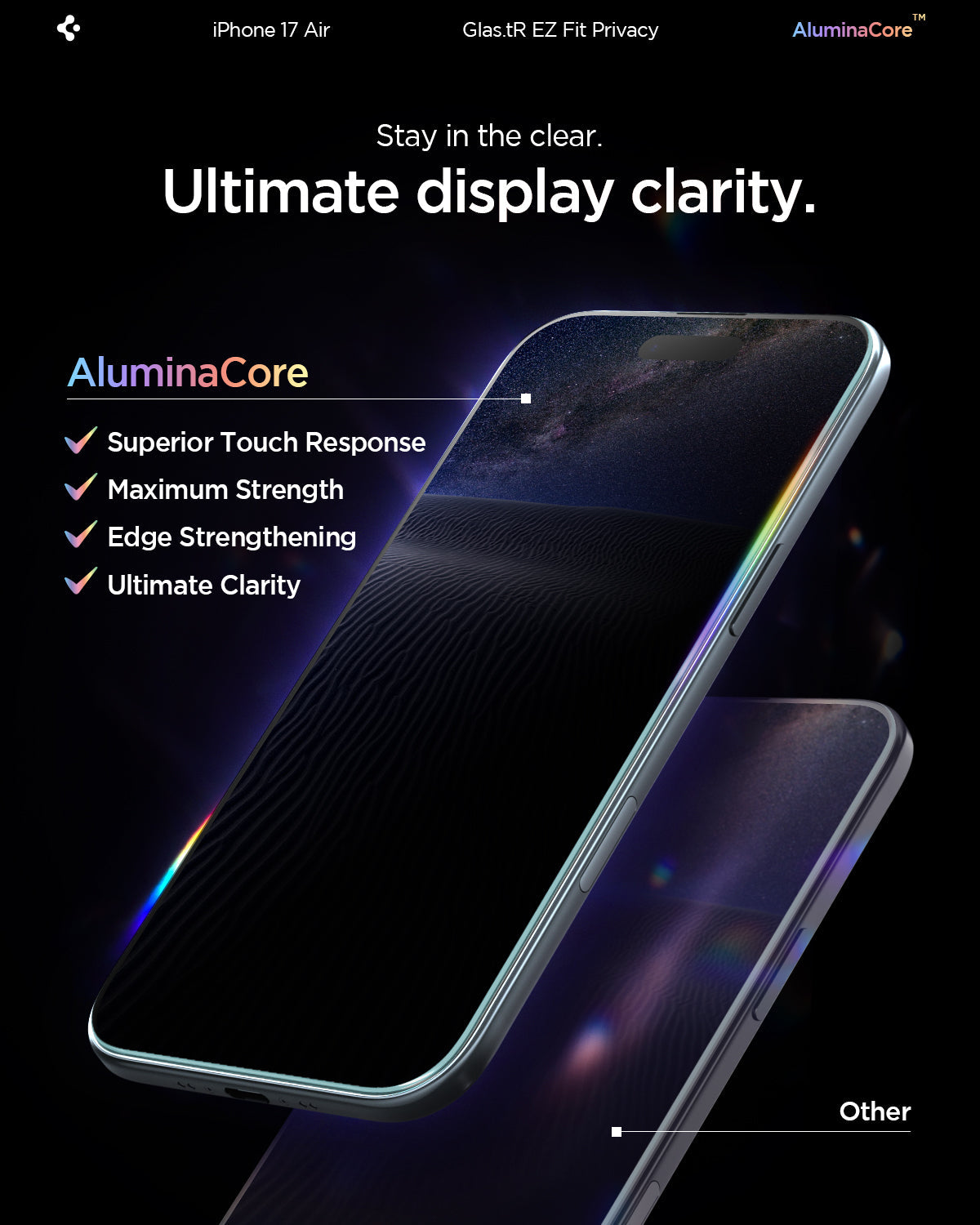 iPhone 17 Series - GLAS.tR EZ Fit | Privacy