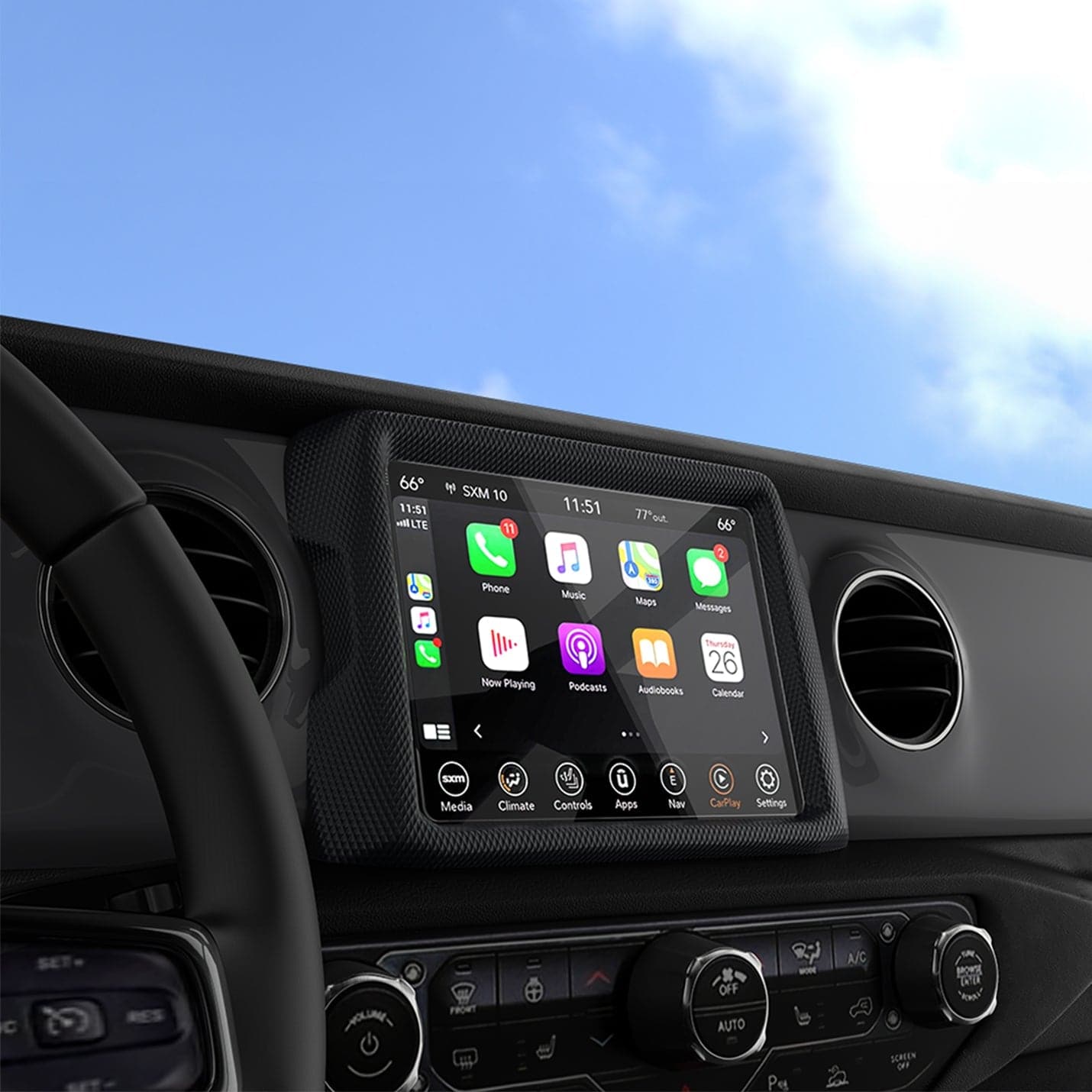 Jeep Models - Screen Protector GLAS.tR SLIM | Anti-Glare