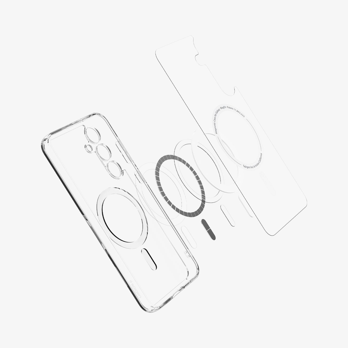 Galaxy S24 Series - Ultra Hybrid Metal Ring (Mag Fit)