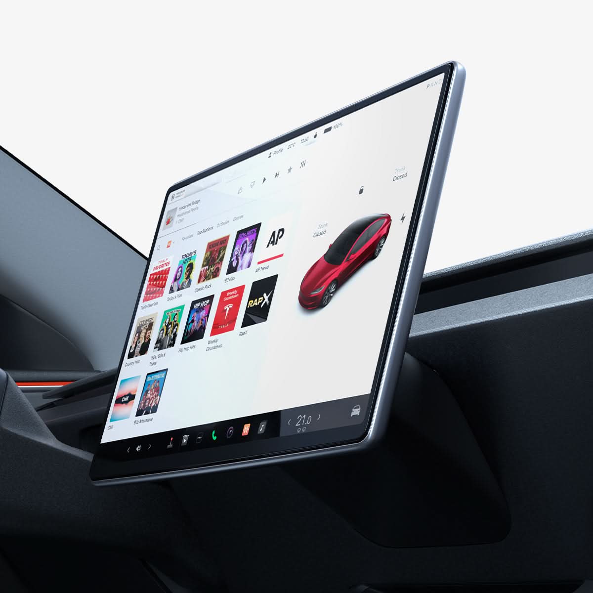 Tesla Series - Screen Protector GLAS.tR EZ Fit | 15 inch