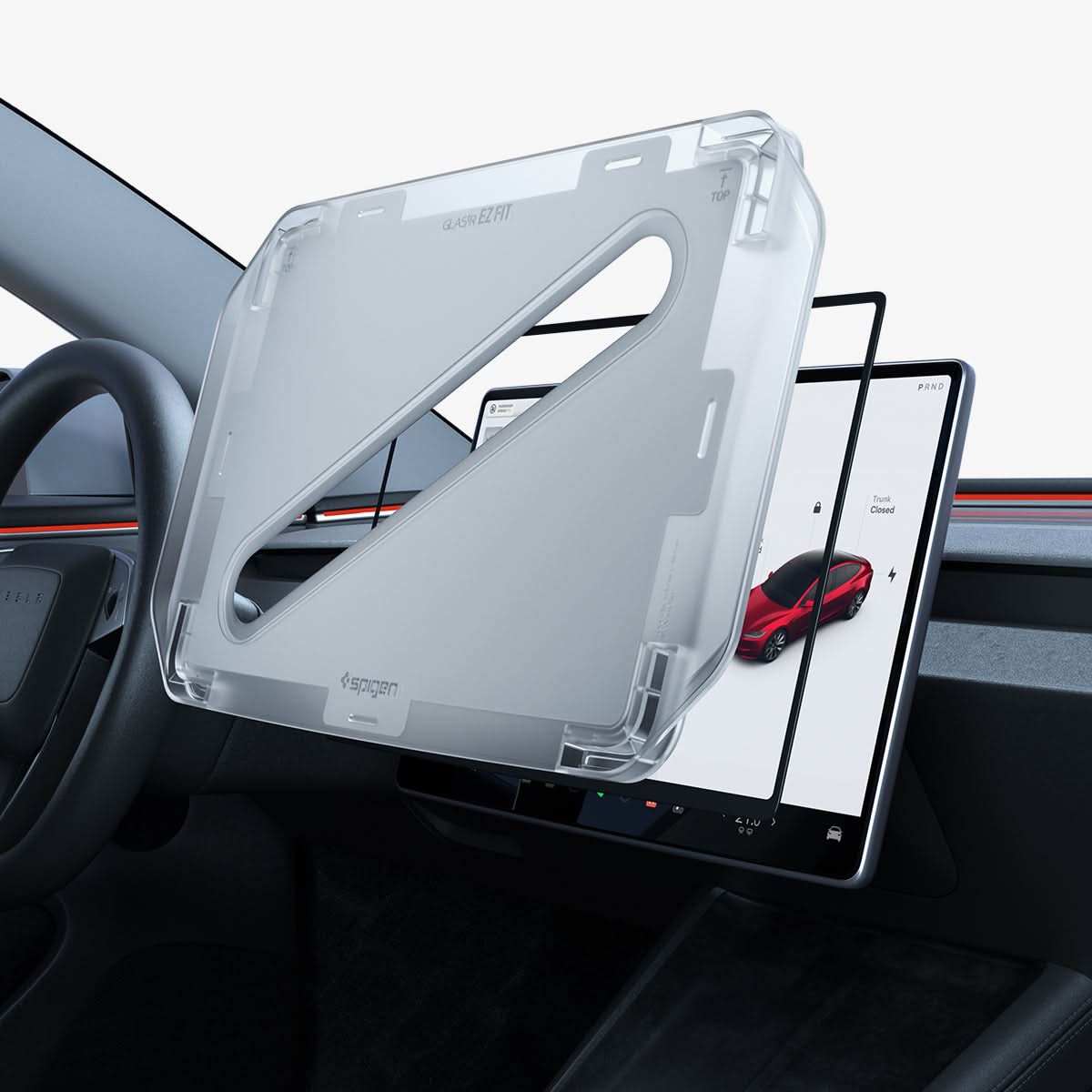 Tesla Series - Screen Protector GLAS.tR EZ Fit | 15.4 inch