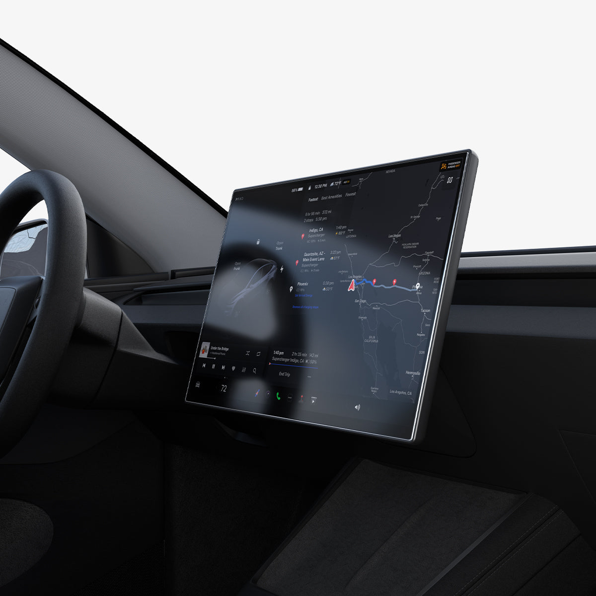 Tesla Series - Screen Protector GLAS.tR EZ Fit | Anti-Glare 16 inch