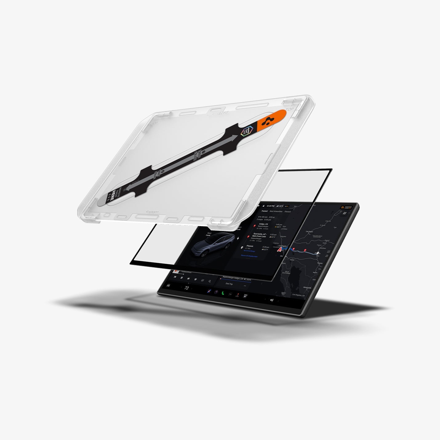 Tesla Series - Screen Protector GLAS.tR EZ Fit | 16 inch