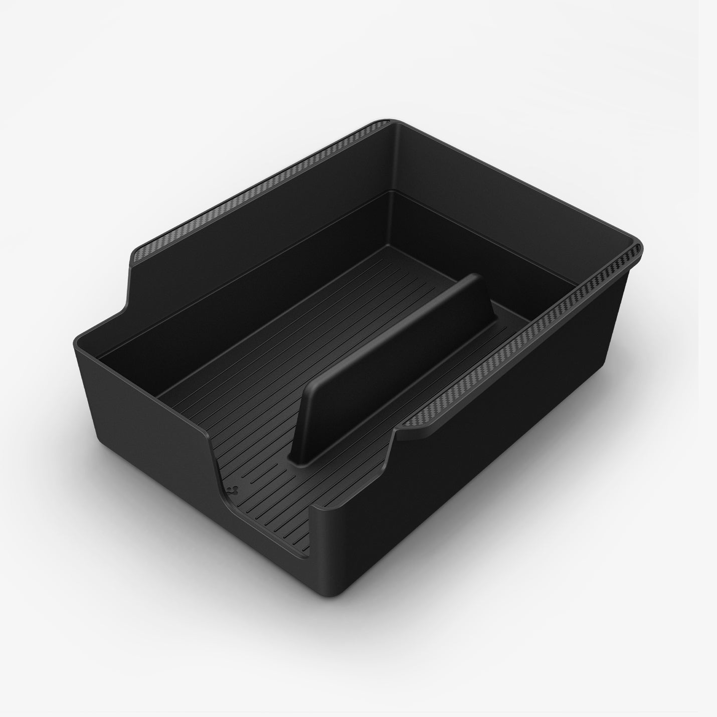Tesla Series - Armrest Console Organizer Upper Tray | 2-Section