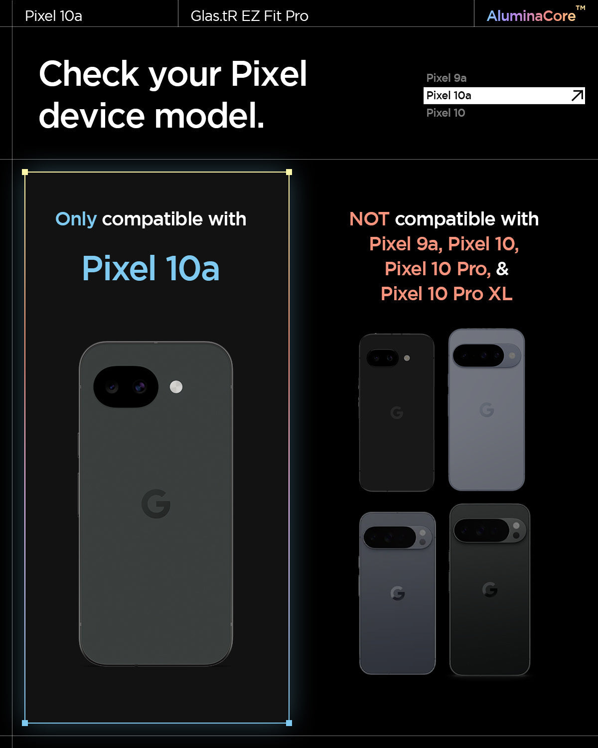 Pixel 10a Series - GLAS.tR EZ Fit Pro