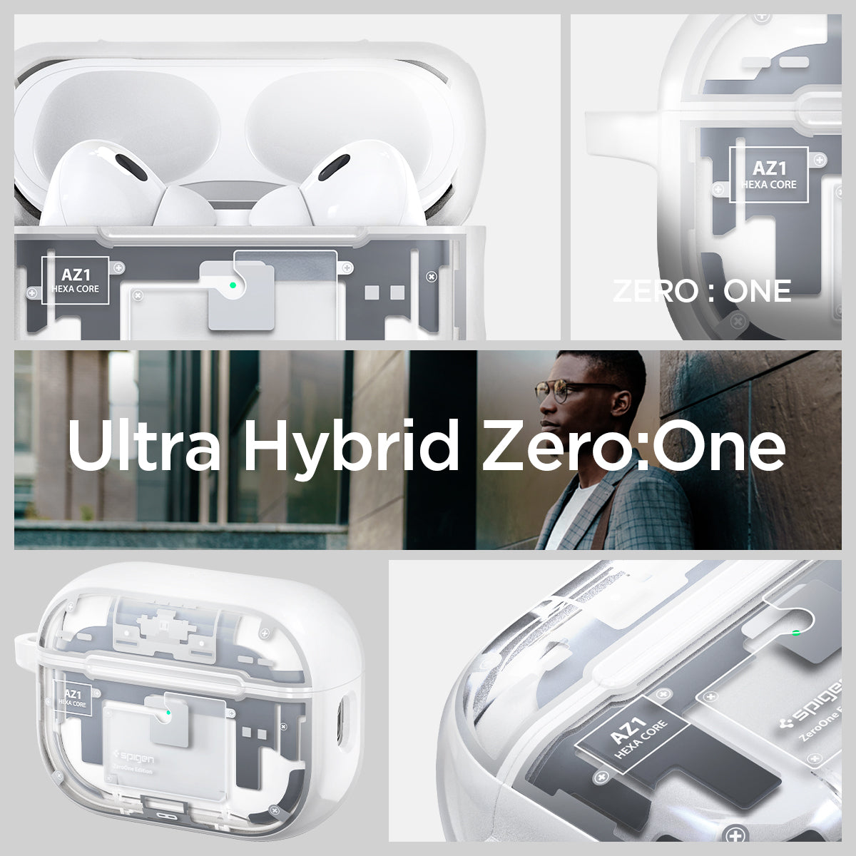 AirPods Series - Ultra Hybrid Zero One (Mag Fit)
