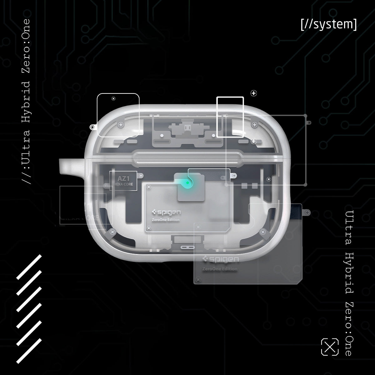 AirPods Series - Ultra Hybrid Zero One (Mag Fit)