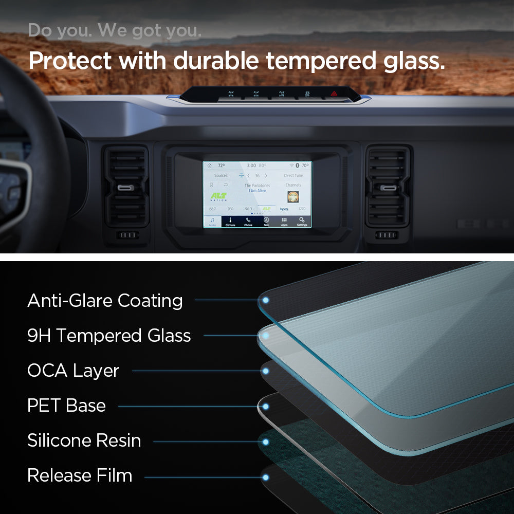 Ford Models - Screen Protector GLAS.tR SLIM | Anti-Glare
