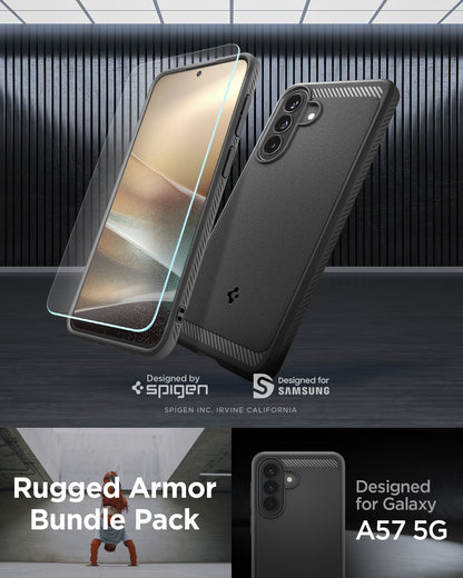 Galaxy A Series - Rugged Armor + Glass