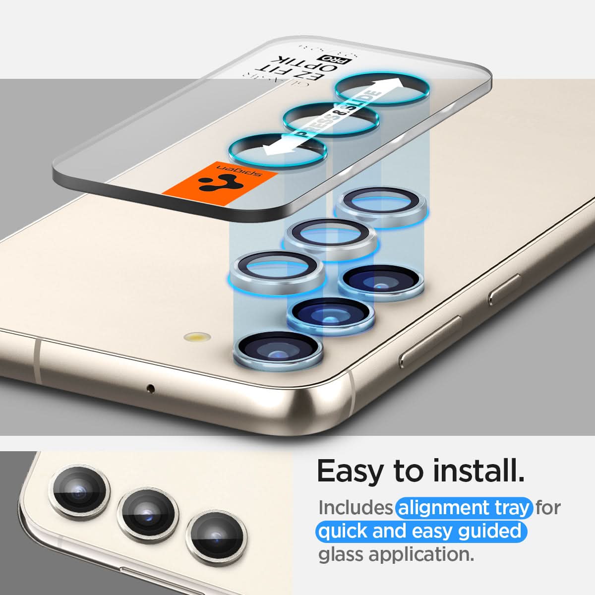 Galaxy S23 Series - Optik Pro EZ Fit Lens Protector