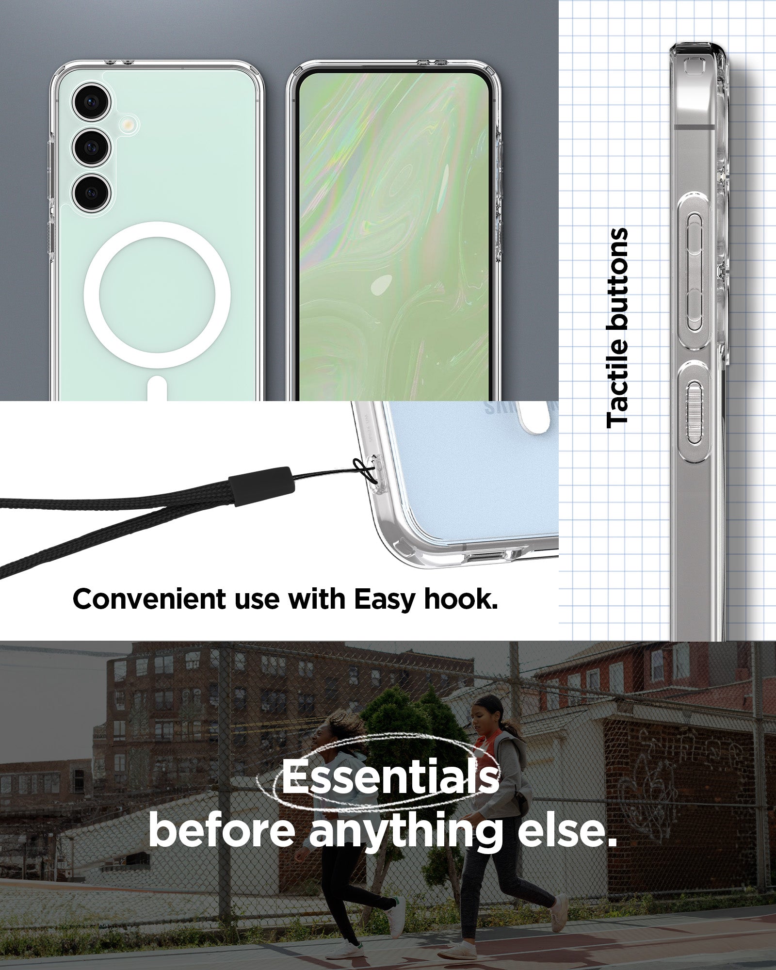 Galaxy S24 Series - Ultra Hybrid Metal Ring (Mag Fit)