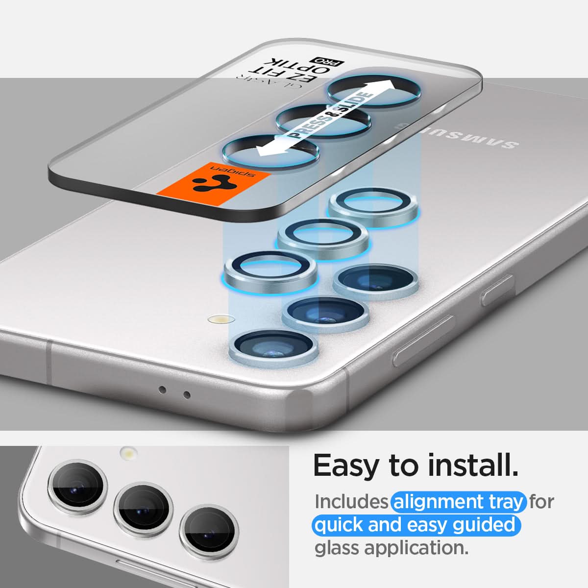 Galaxy S24 Series - Optik Pro EZ Fit Lens Protector
