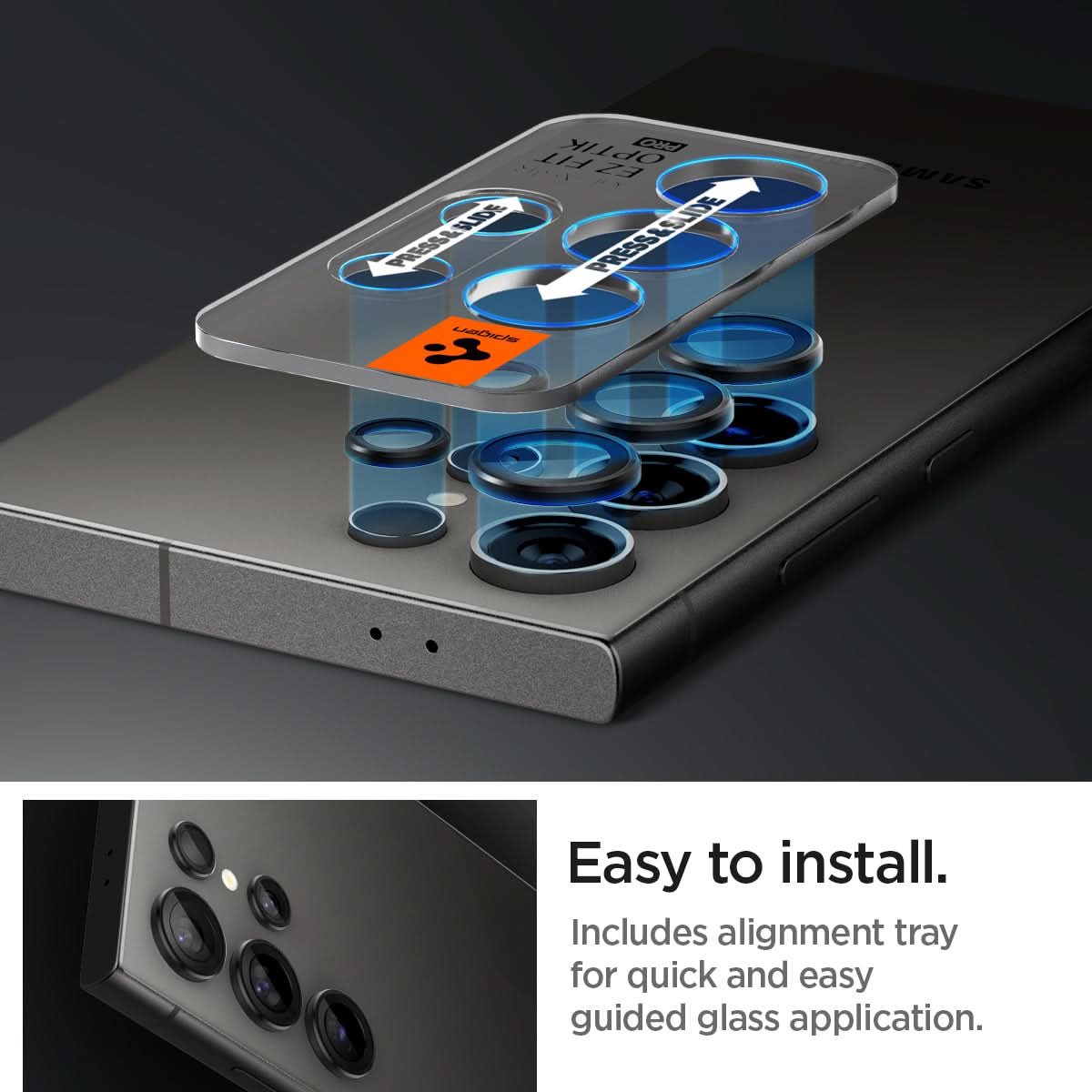 Galaxy S24 Series - Optik Pro EZ Fit Lens Protector