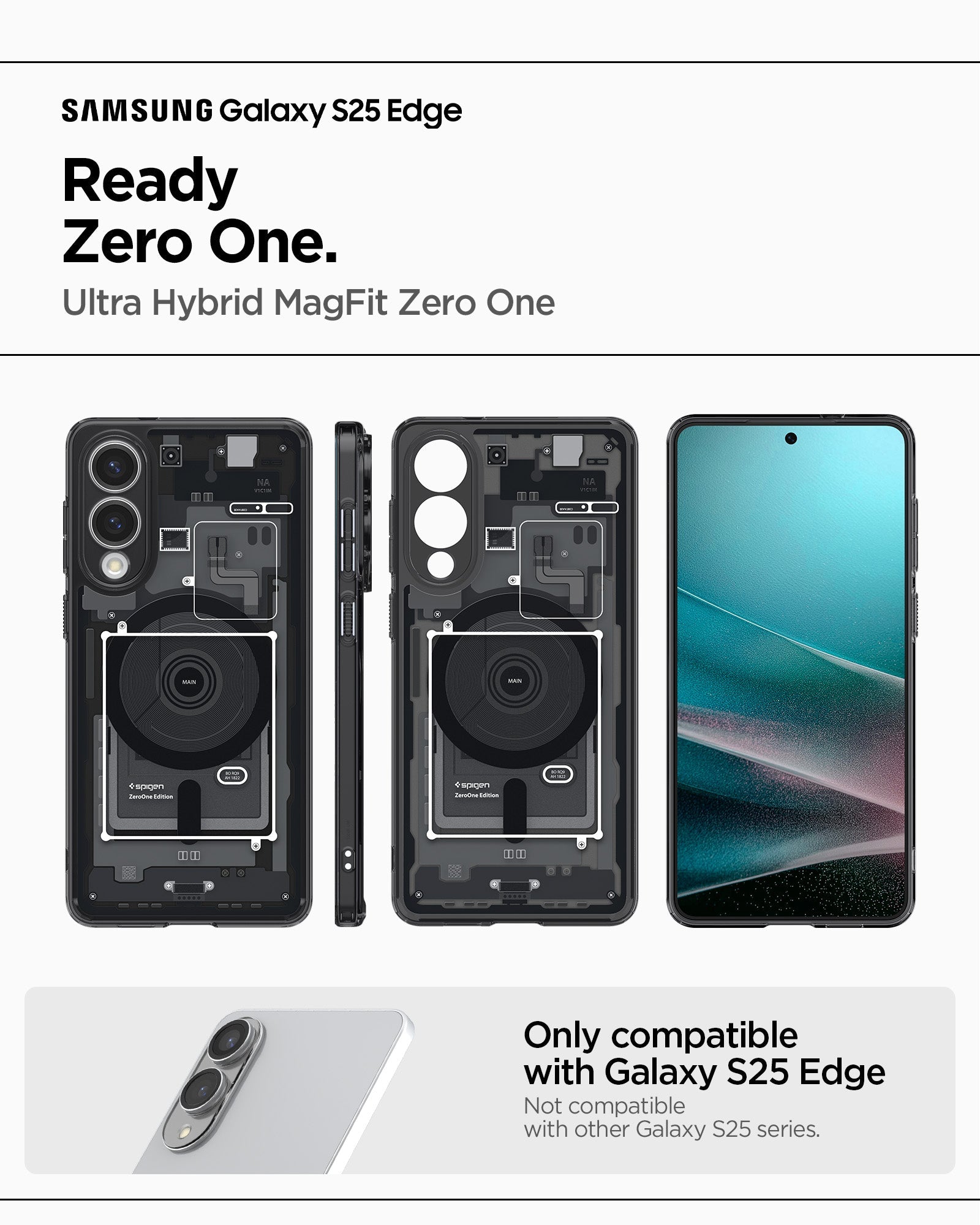 Galaxy S25 Edge - Ultra Hybrid Zero One (Mag Fit)