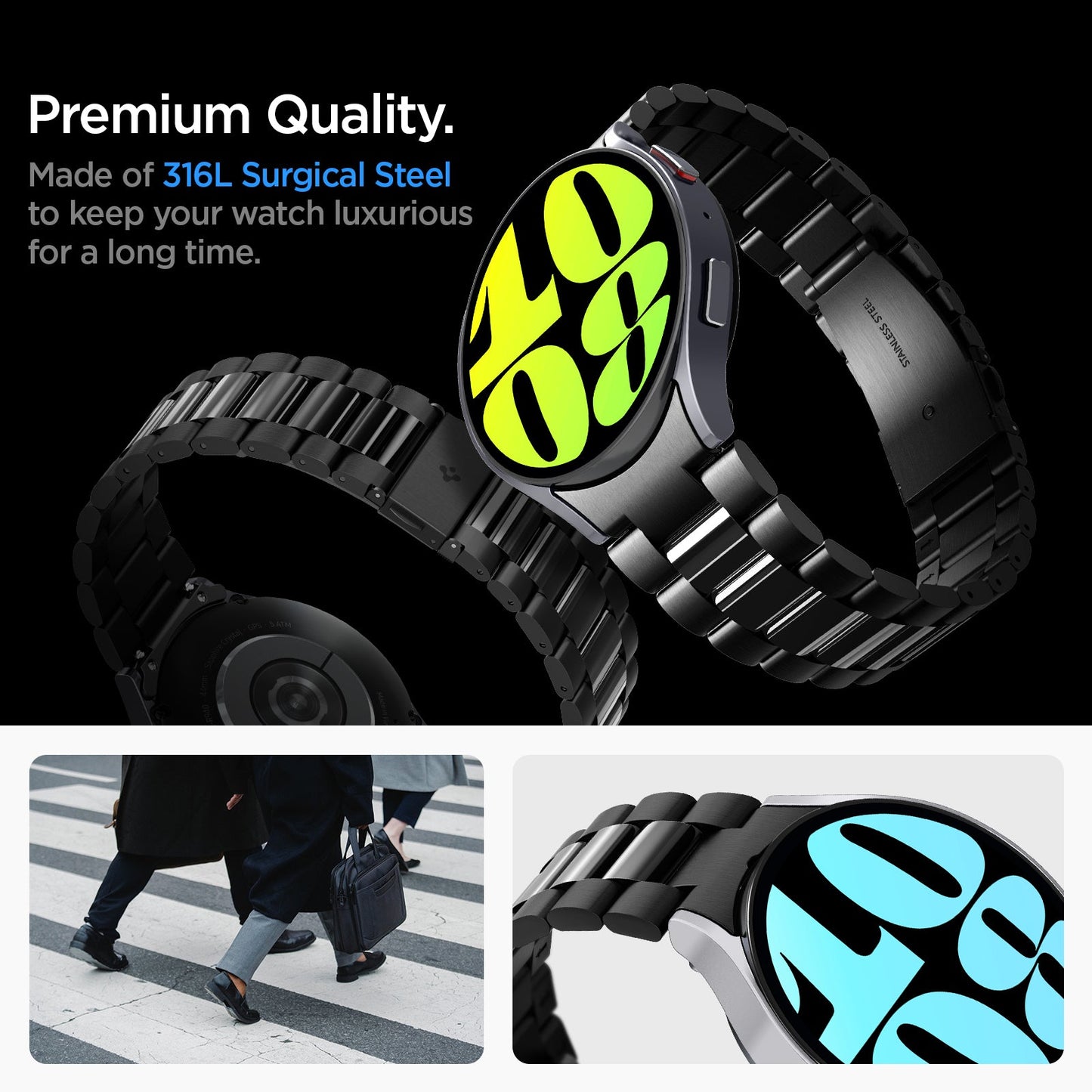 Galaxy Watch Series - Modern Fit 316L Band