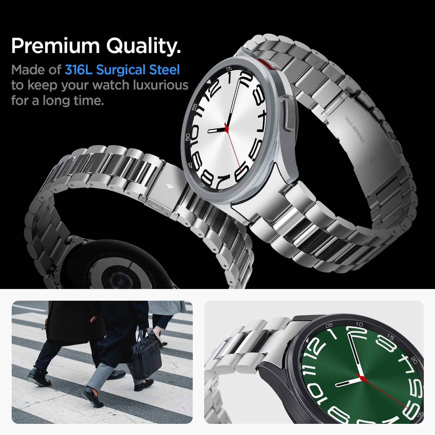 Galaxy Watch Series - Modern Fit 316L Band