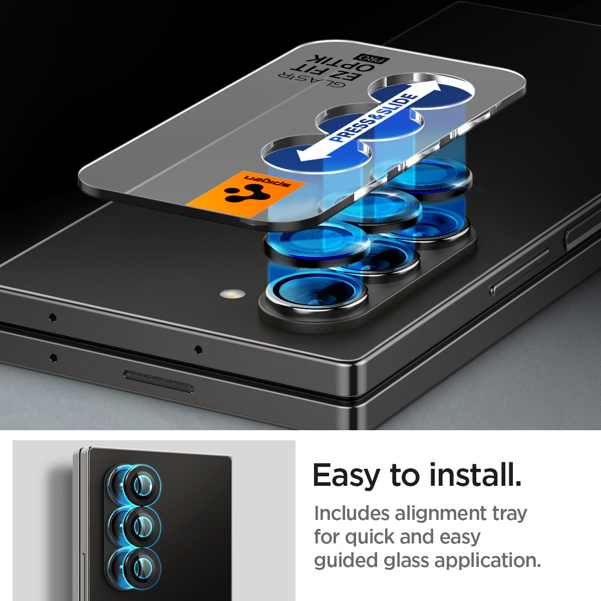 Galaxy Z Fold 6 Series - Optik Pro EZ Fit Lens Protector