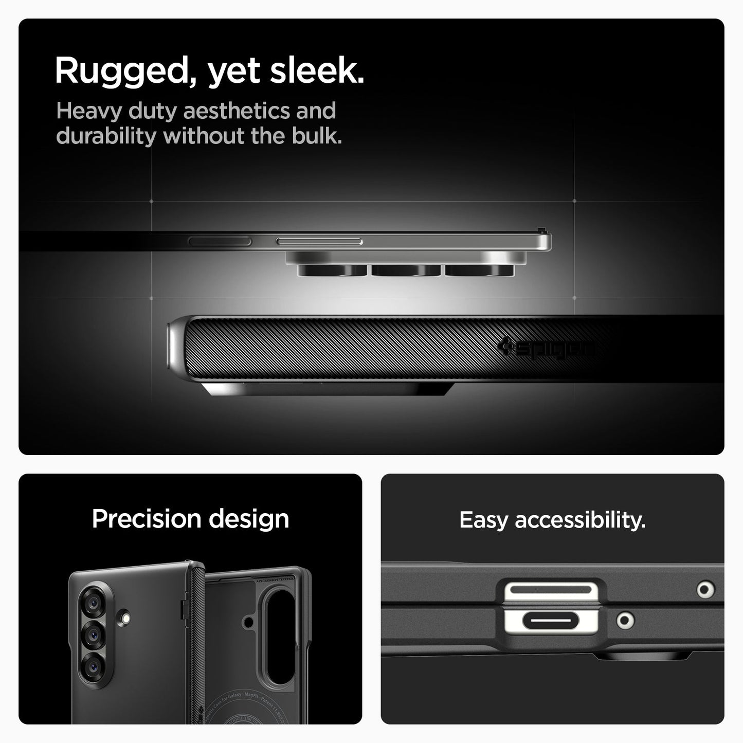 Galaxy Z Fold 7 Series - Slim Armor Pro (Mag Fit)