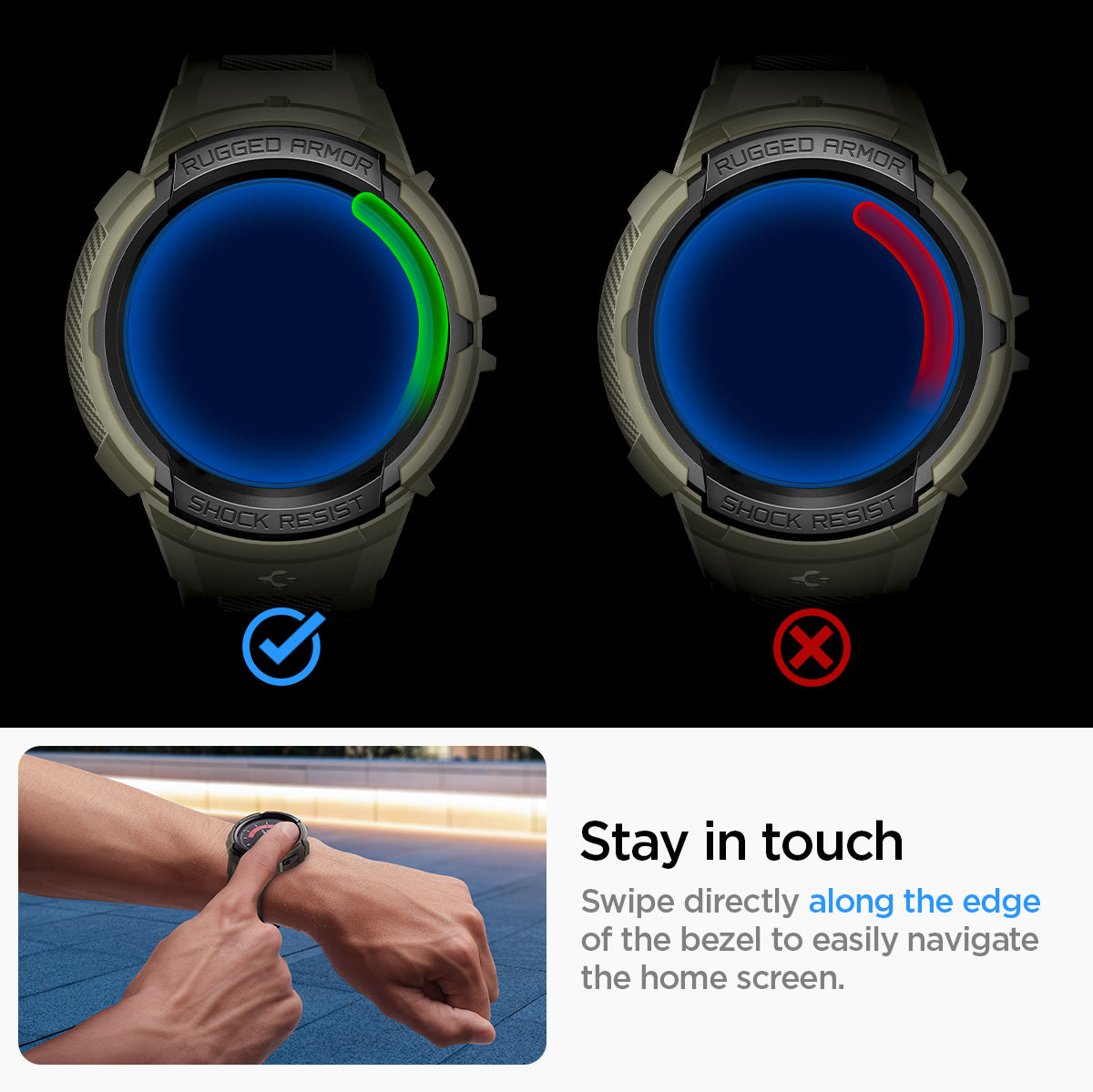 Galaxy Watch Series - Rugged Armor Pro