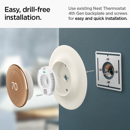 Google Nest Learning Thermostat 4th Gen Wall Plate