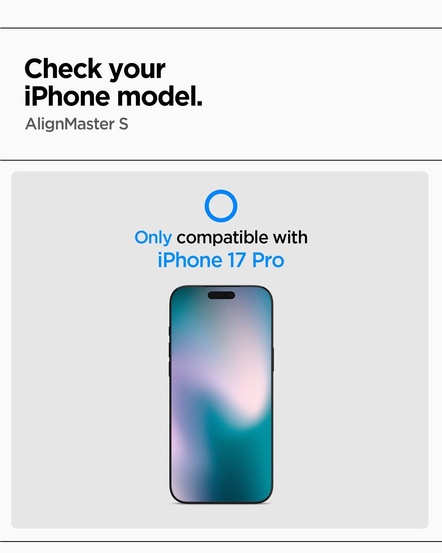 iPhone 17 Series - Glas.tR AlignMaster S Privacy