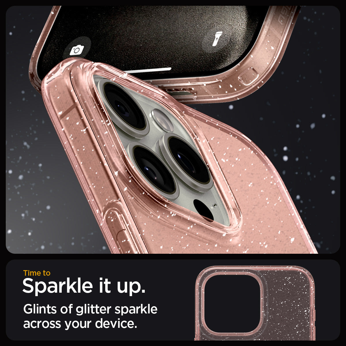 iPhone 15 Series - Liquid Crystal Glitter