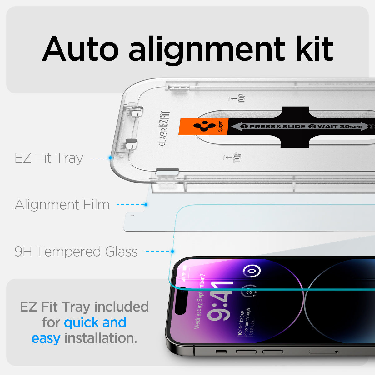 iPhone 14 Series - EZ Fit GLAS.tR | Sensor Protected