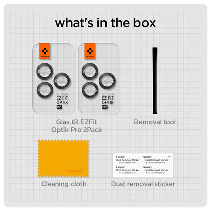 iPhone 15 Series - Optik Pro EZ Fit Lens Protector