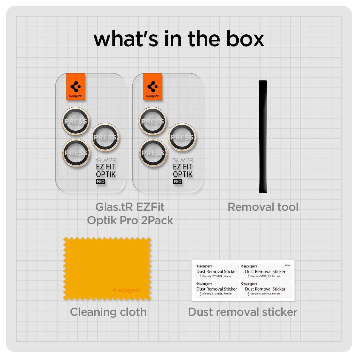 iPhone 15 Series - Optik Pro EZ Fit Lens Protector