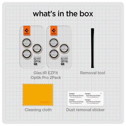 iPhone 15 Series - Optik Pro EZ Fit Lens Protector