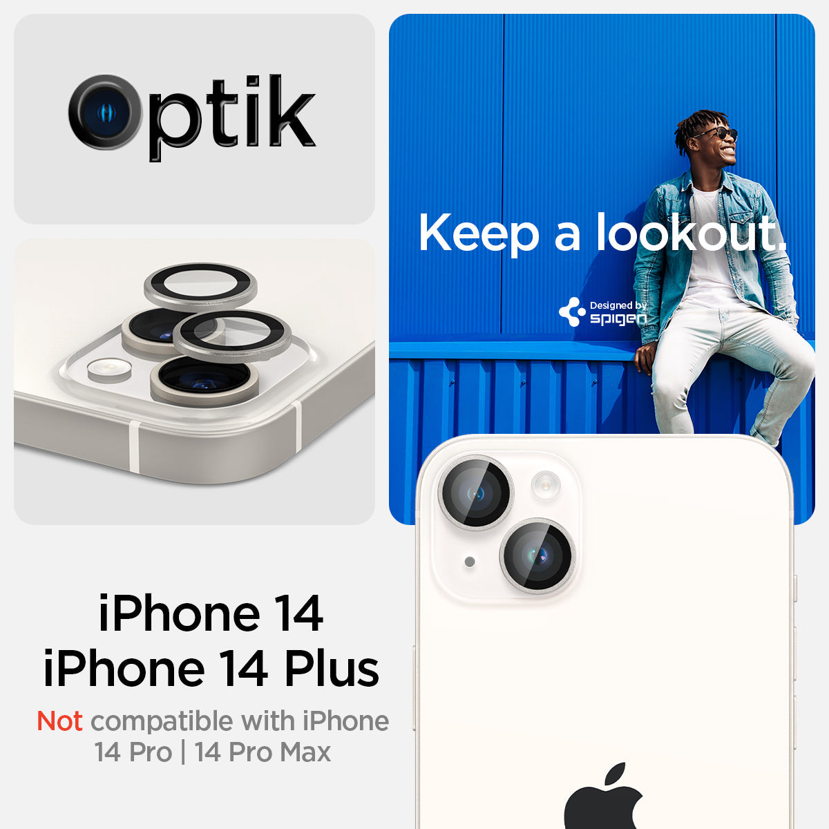 iPhone 14 Series - EZ Fit Optik Pro Lens Protector