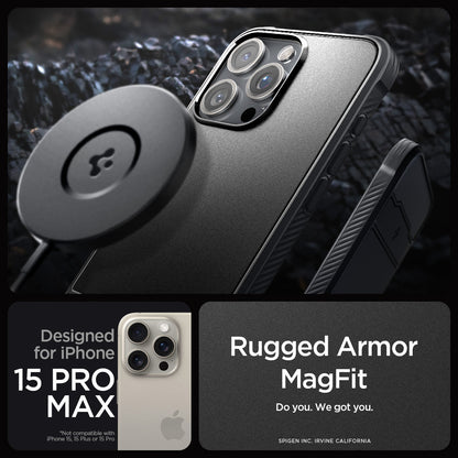 iPhone 15 Series - Rugged Armor (Mag Fit)