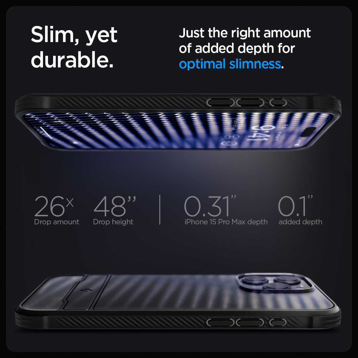 iPhone 15 Series - Rugged Armor (Mag Fit)