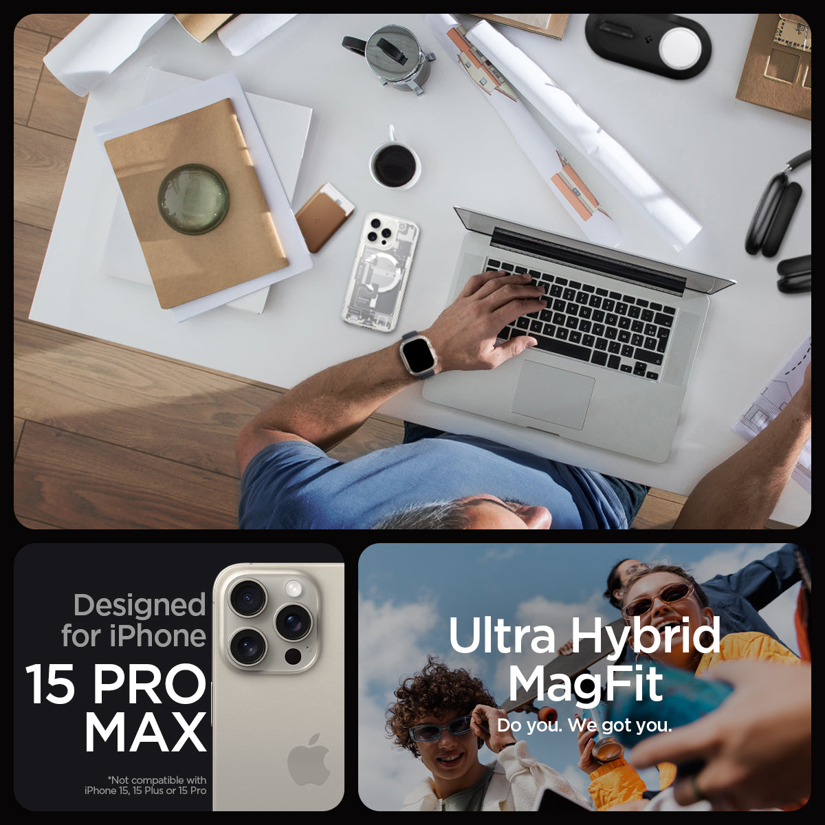 iPhone 15 Series - Ultra Hybrid Zero One (Mag Fit)