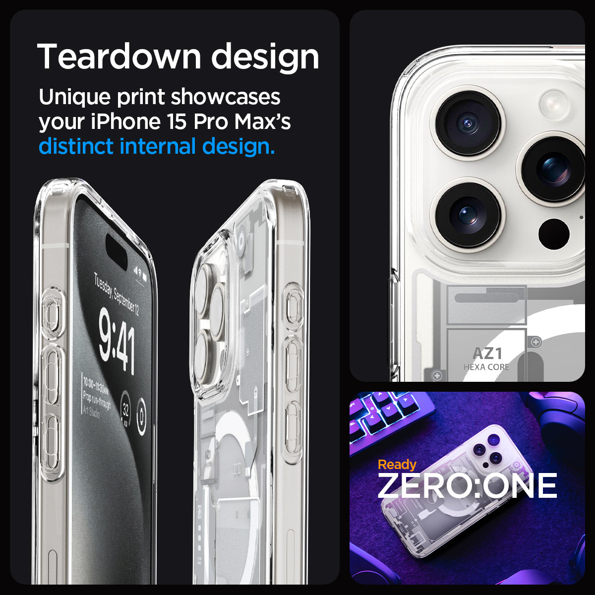 iPhone 15 Series - Ultra Hybrid Zero One (Mag Fit)