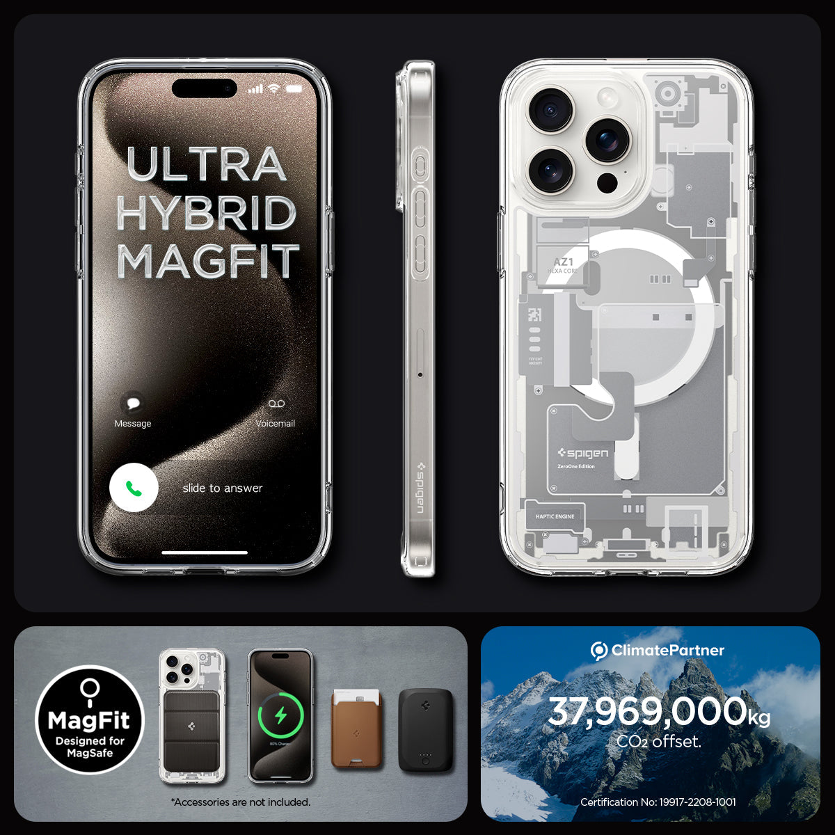 iPhone 15 Series - Ultra Hybrid Zero One (Mag Fit)