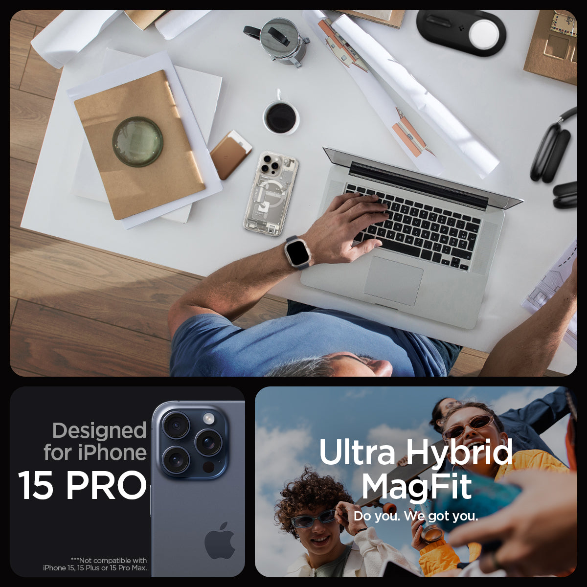 iPhone 15 Series - Ultra Hybrid Zero One (Mag Fit)