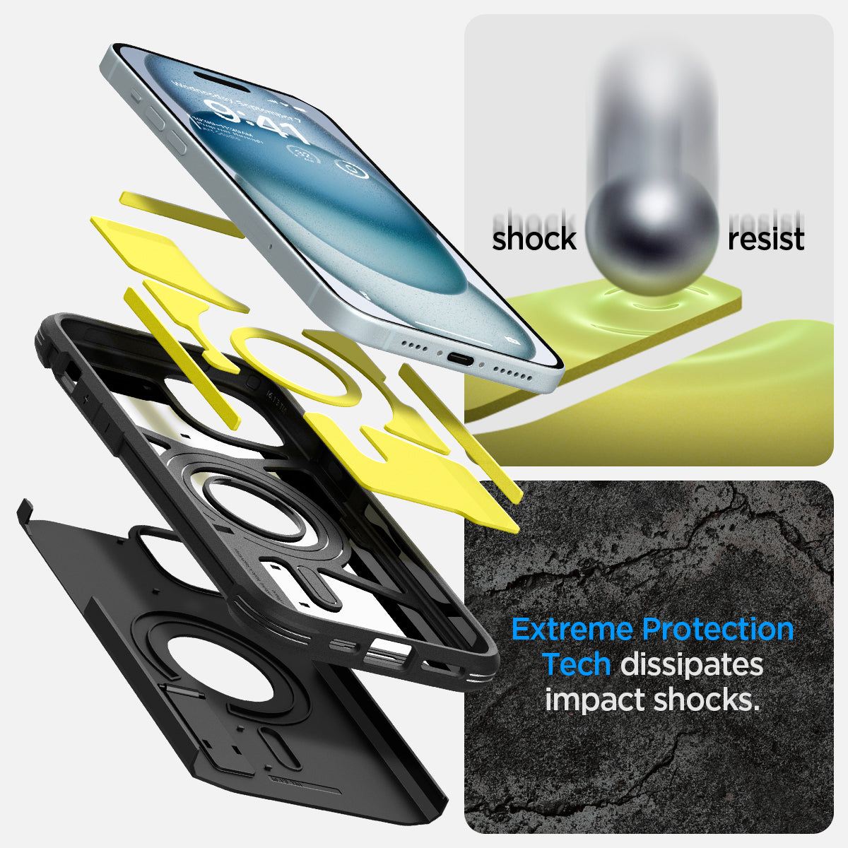 iPhone 15 Series - Tough Armor (Mag Fit)