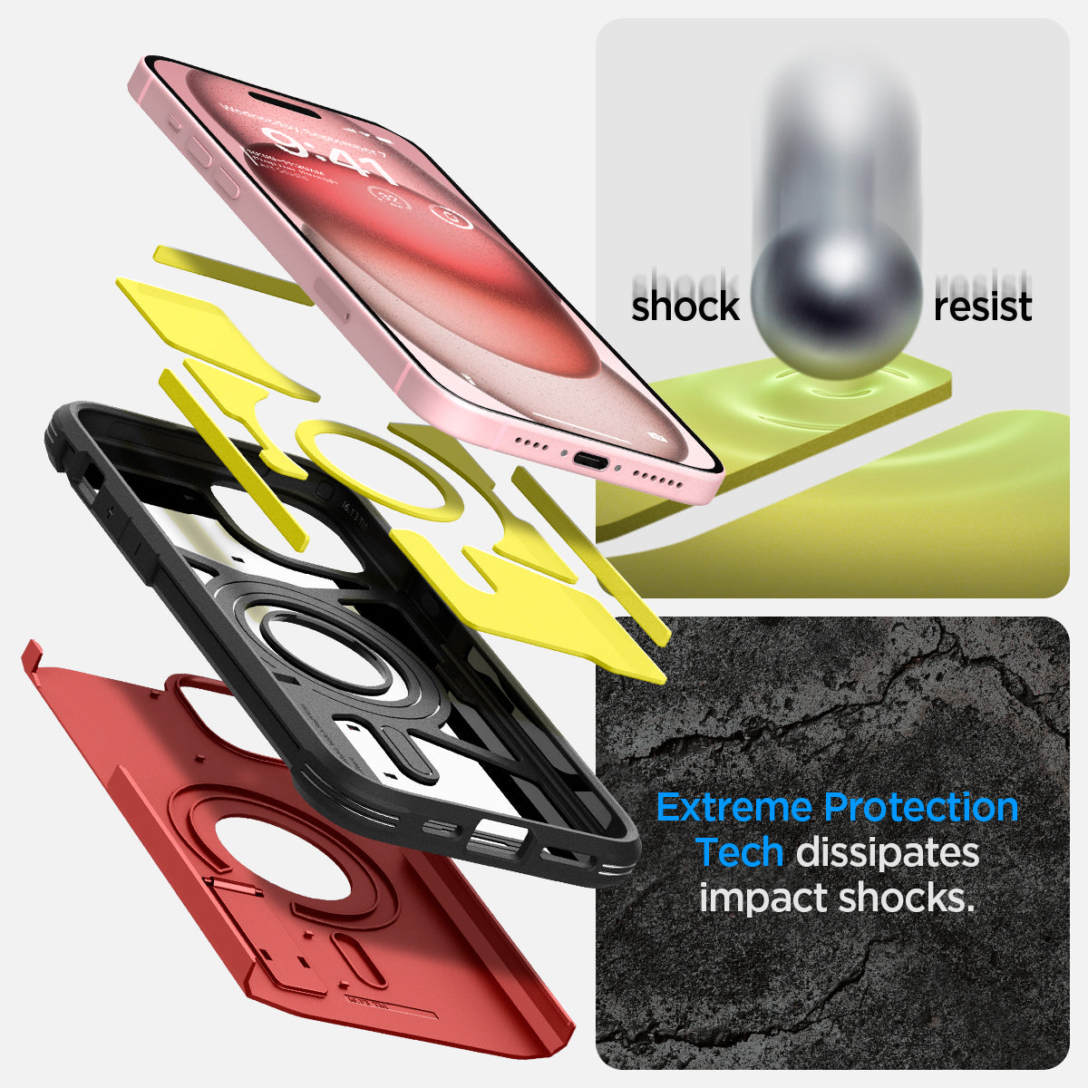 iPhone 15 Series - Tough Armor (Mag Fit)