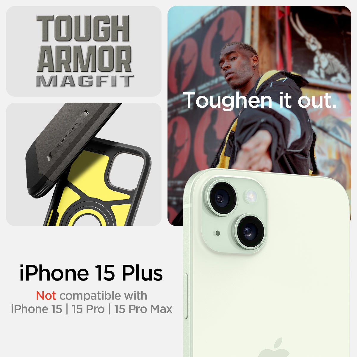 iPhone 15 Series - Tough Armor (Mag Fit)