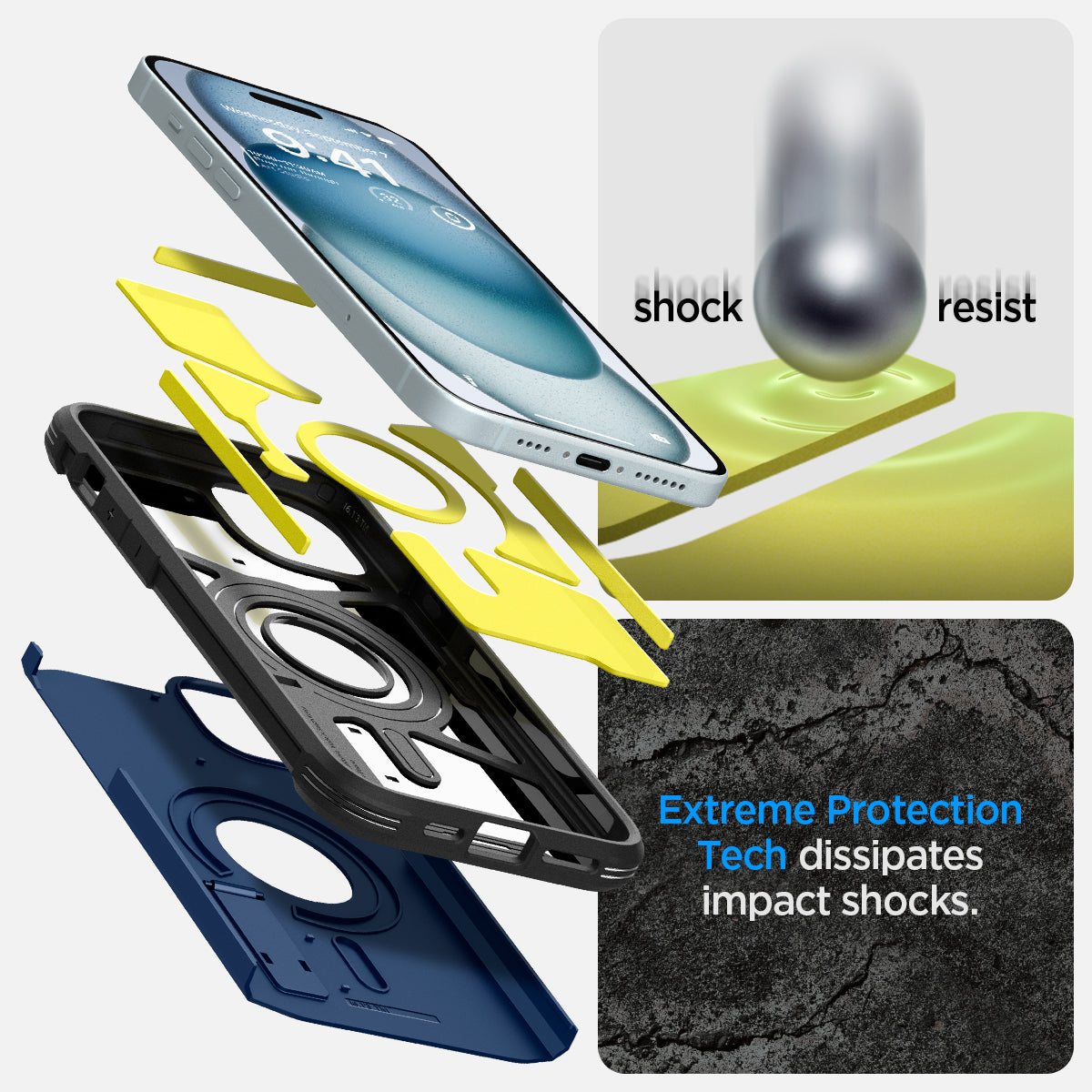 iPhone 15 Series - Tough Armor (Mag Fit)