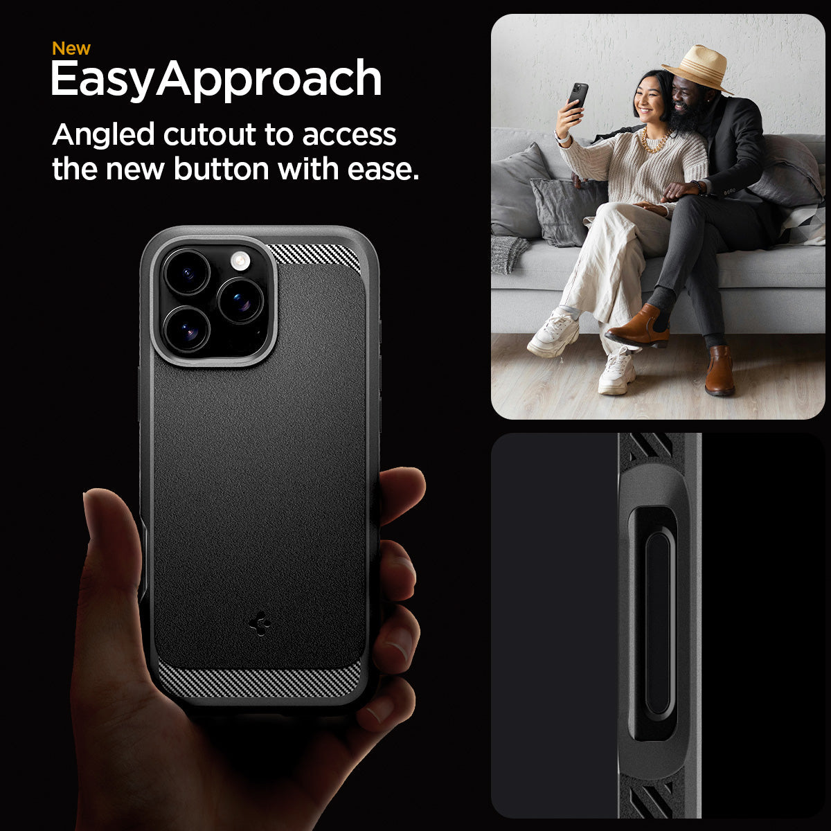iPhone 16 Series - Rugged Armor (Mag Fit)