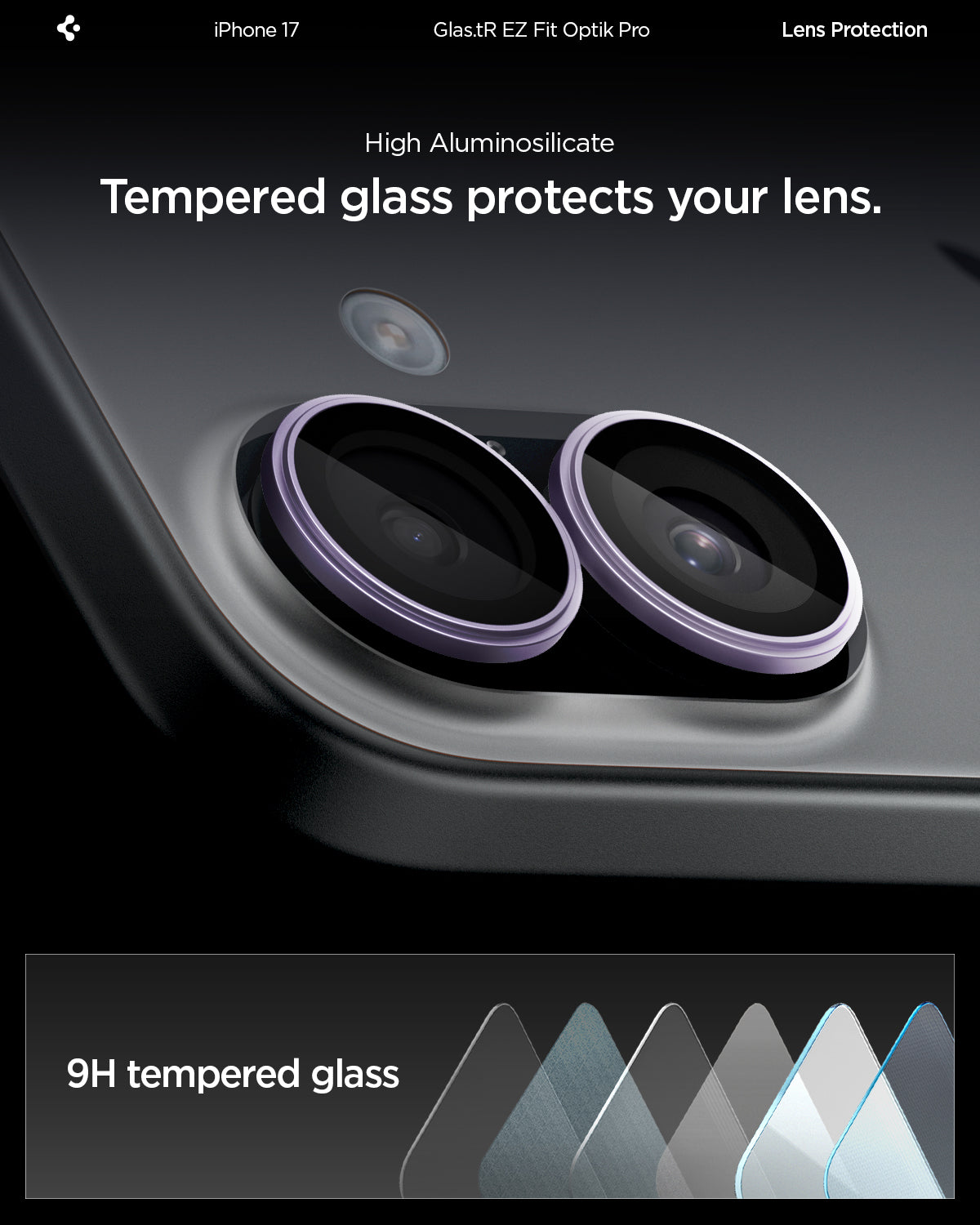 iPhone 17 Series - Optik Pro EZ Fit Lens Protector