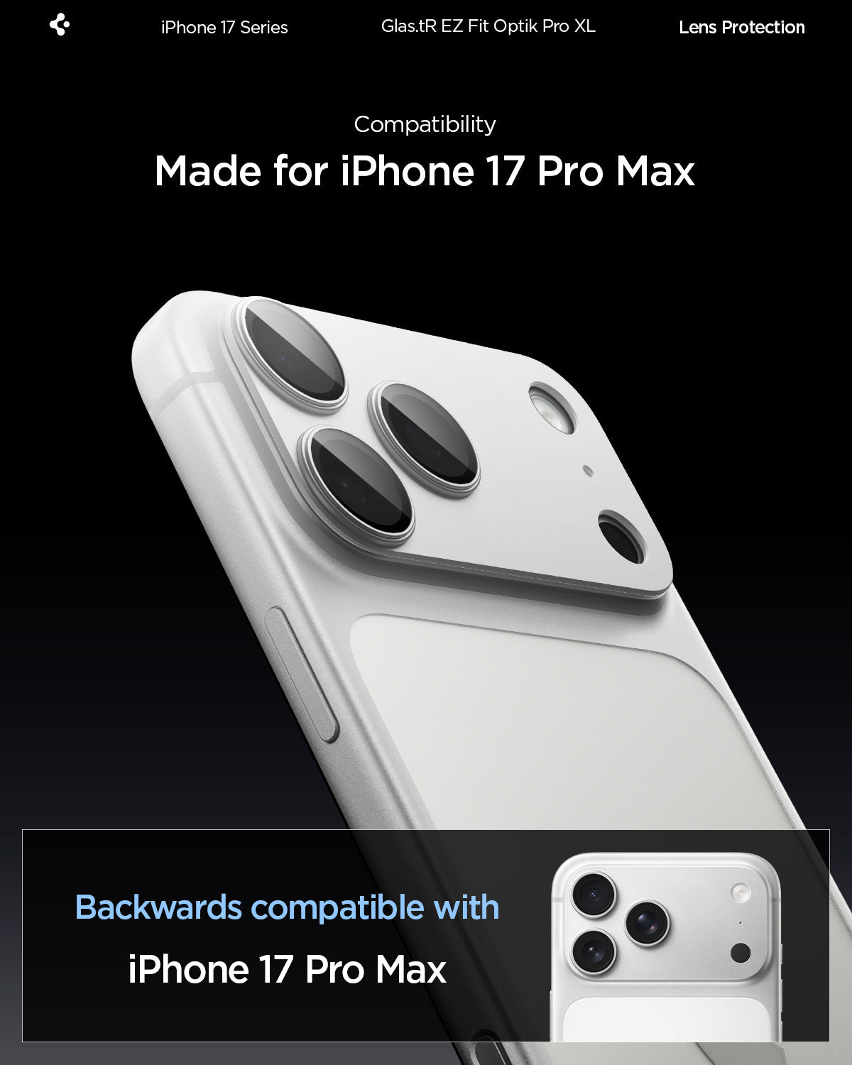iPhone 17 Series - Optik Pro XL EZ Fit Lens Protector