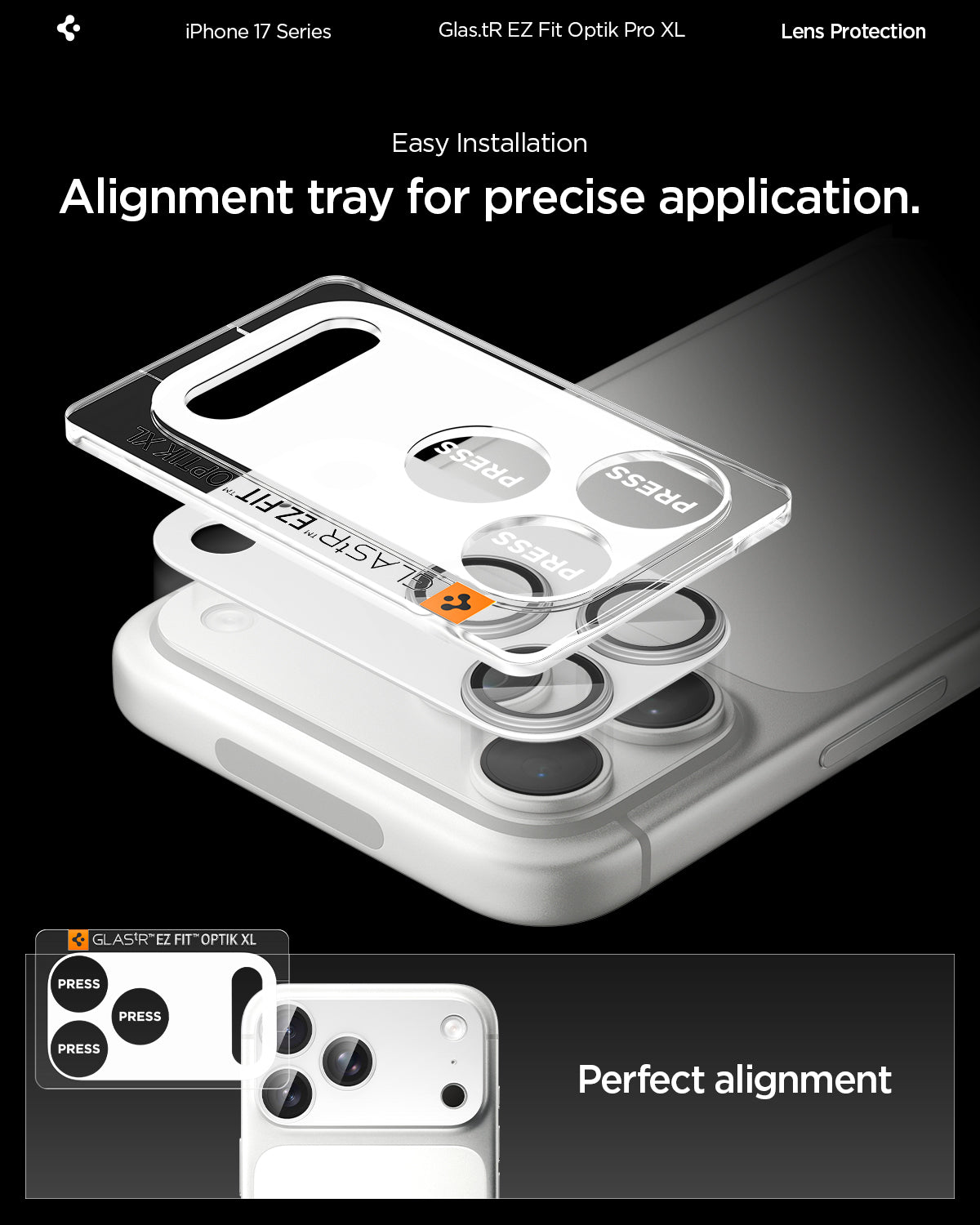 iPhone 17 Series - Optik Pro XL EZ Fit Lens Protector