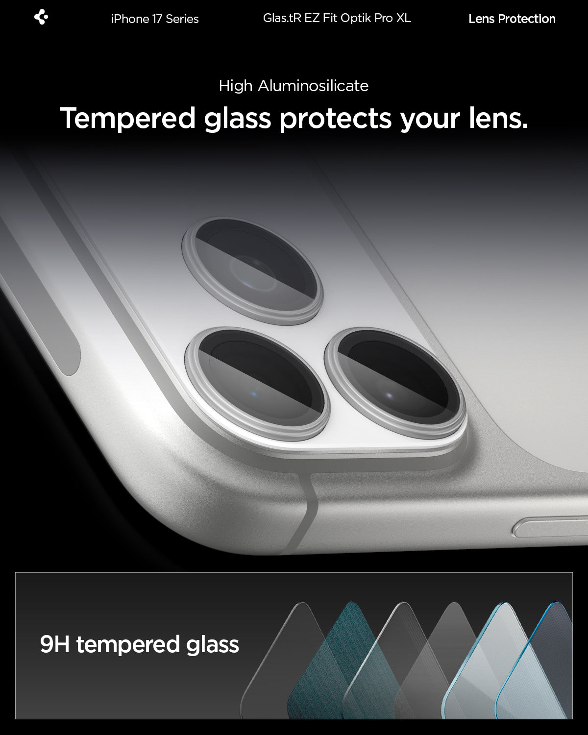 iPhone 17 Series - Optik Pro XL EZ Fit Lens Protector
