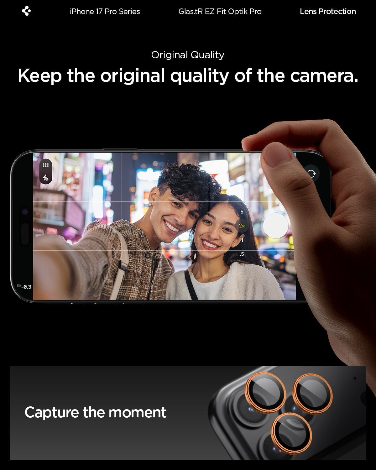 iPhone 17 Series - Optik Pro EZ Fit Lens Protector